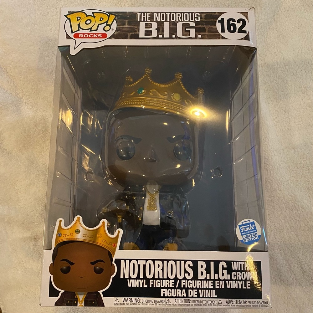 NIB Limited Edition Funko Pop! Rocks #162 B.I.G.